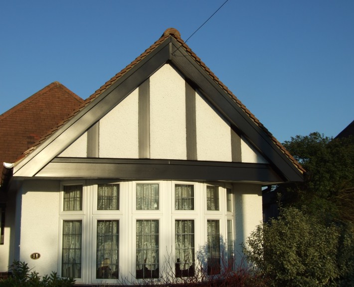 Black UPVC Mock Tudor Barge-Board