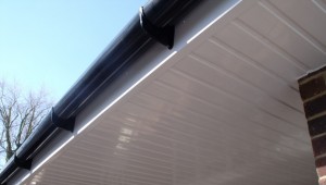 Black PVC Guttering