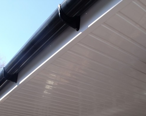 Black PVC Guttering