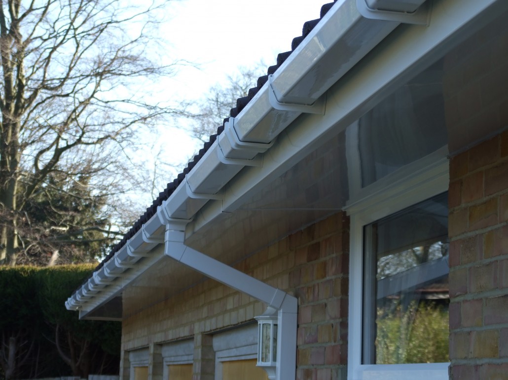 Installation of White UPVC Fascias, Soffits and Square PVC 