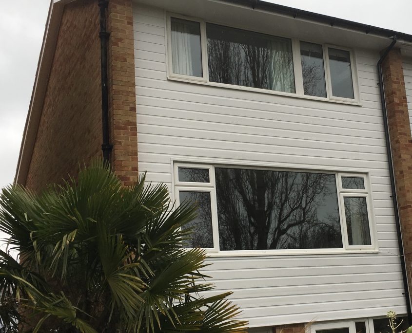 Fascias, Soffits, Gutters and Cladding on 3-Storey Town House in Sydenham