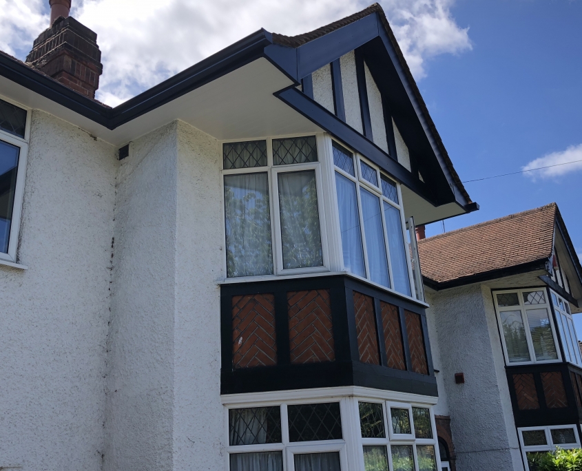 Mock Tudor Soffits Gutters Ewell Surrey 2