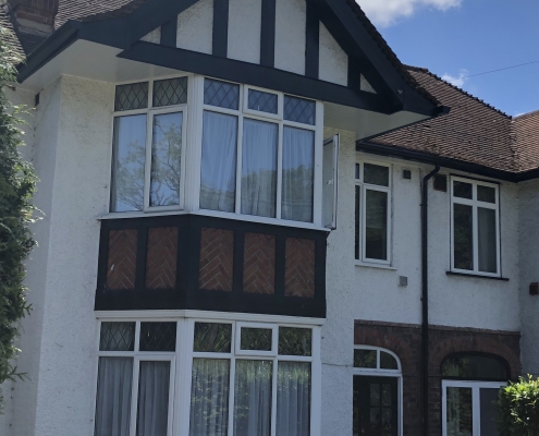 Mock Tudor Soffits Gutters Ewell Surrey 1