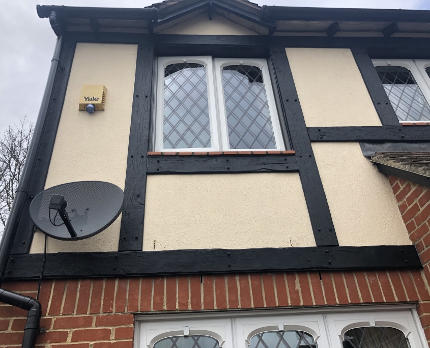 Mock Tudor Cladding Upper Front of House