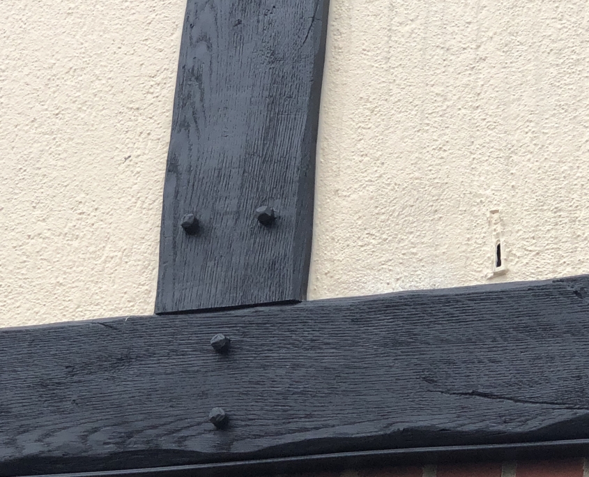 Mock Tudor Cladding Example Side View