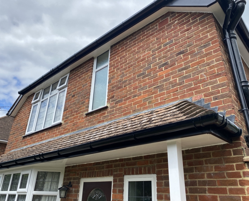 Black Fascias & White Soffits with Deep-Flow Guttering 3