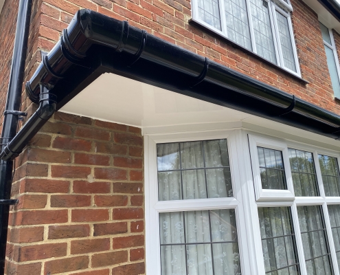 Black Fascias & White Soffits with Deep-Flow Guttering 2